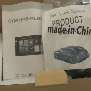 Touch screen radio and back up camera